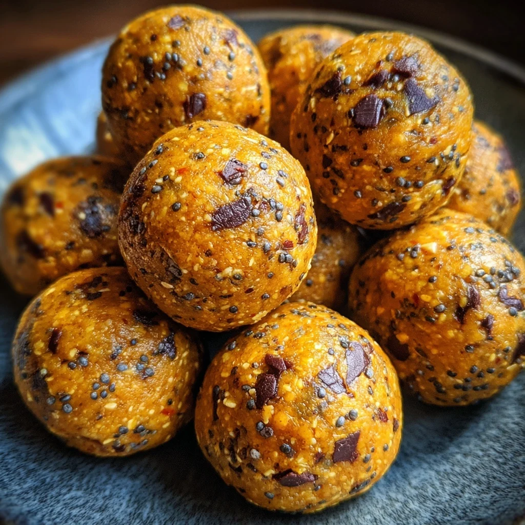 High-Fiber Chickpea Energy Balls
