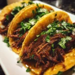 Slow Cooker Pulled Beef Tacos