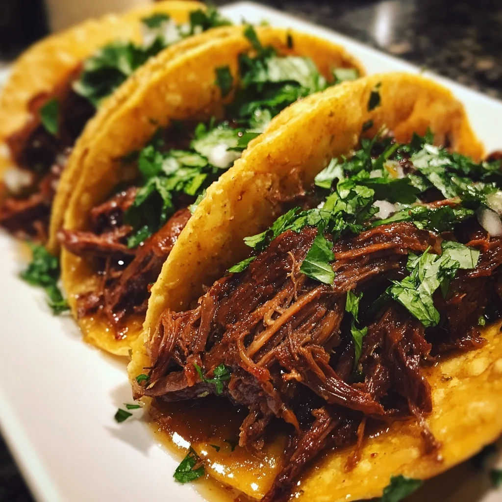 Slow Cooker Pulled Beef Tacos