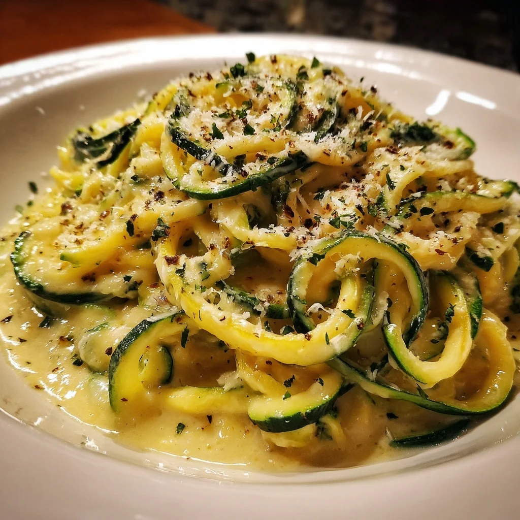 Zucchini Noodle Alfredo