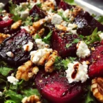 Roasted Beet and Goat Cheese Salad