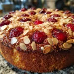 Cherry Almond Coffee Cake