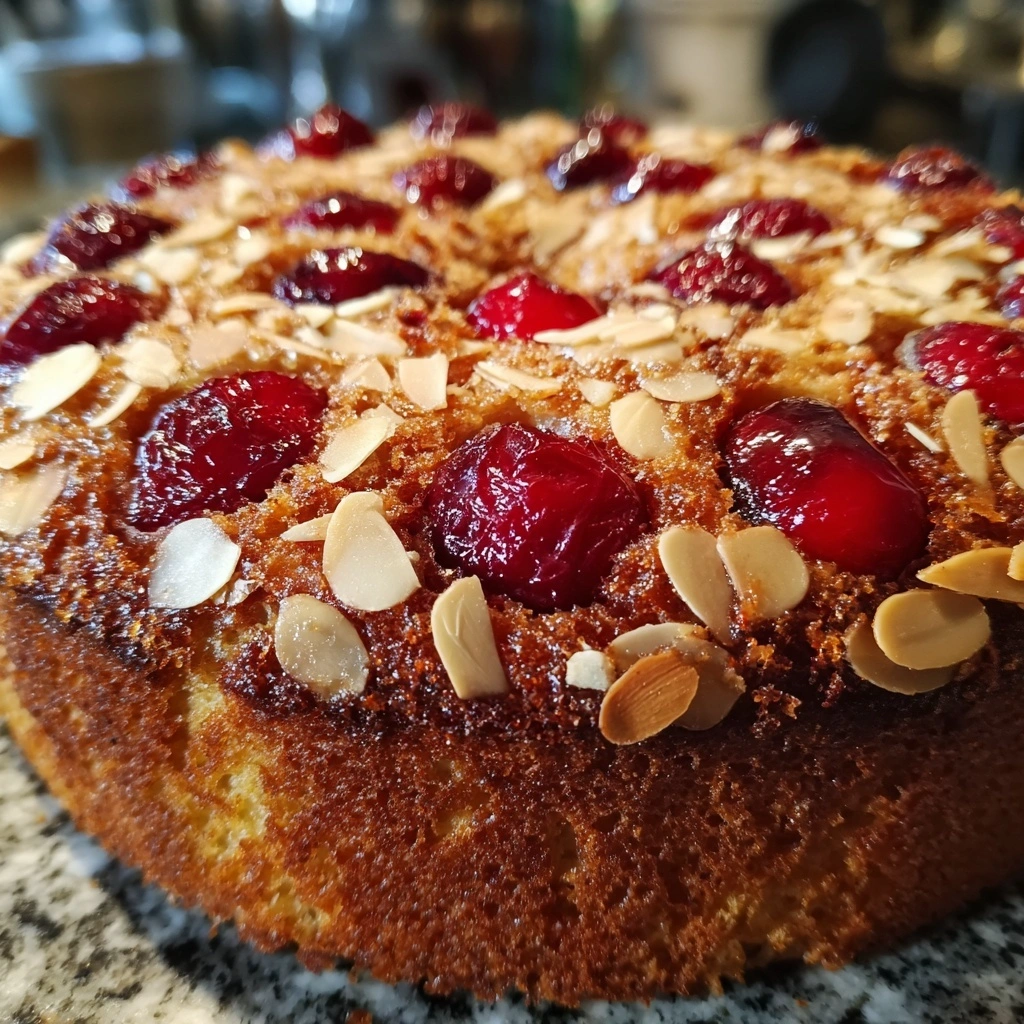 Cherry Almond Coffee Cake