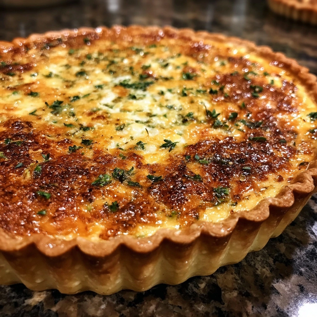 Herb and Cheese Quiche