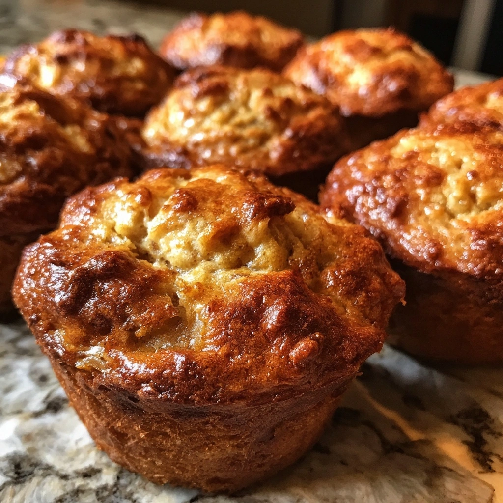Peanut Butter Banana Breakfast Muffins