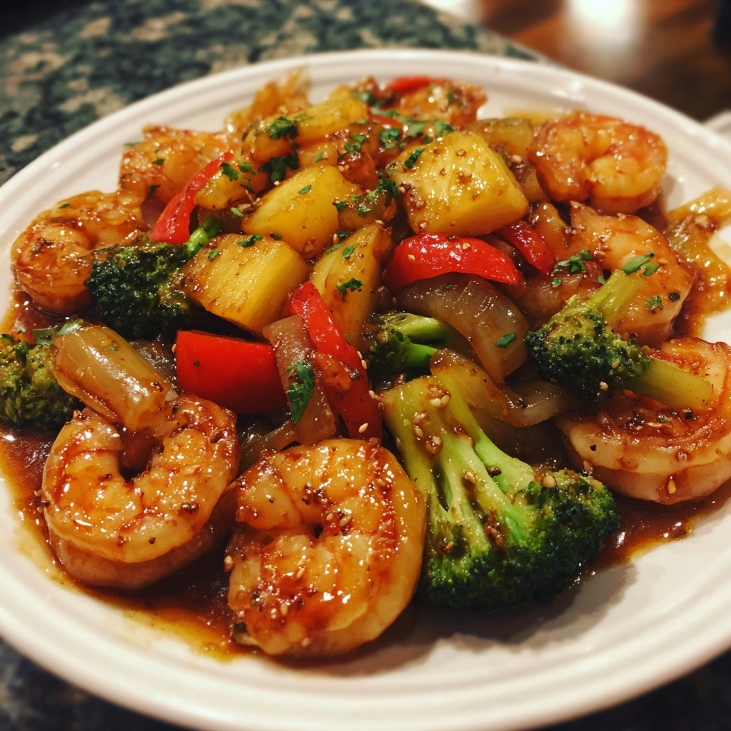 Shrimp and Pineapple Stir-Fry