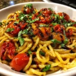 Balsamic Roasted Tomato and Basil Pasta
