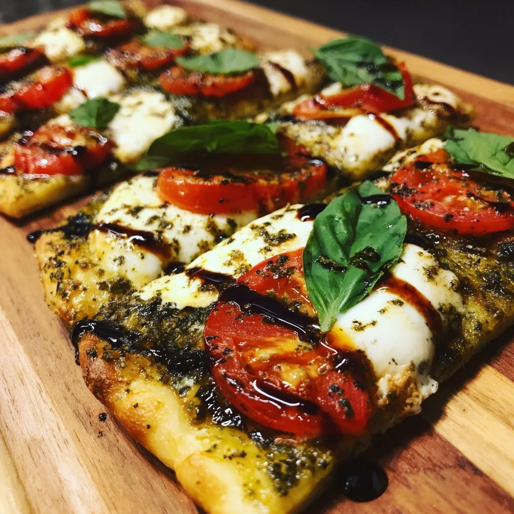 Caprese Pesto Flatbread