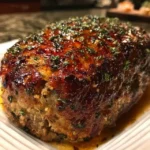Roasted Garlic and Herb Meatloaf