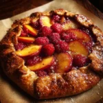 Nectarine and Raspberry Galette