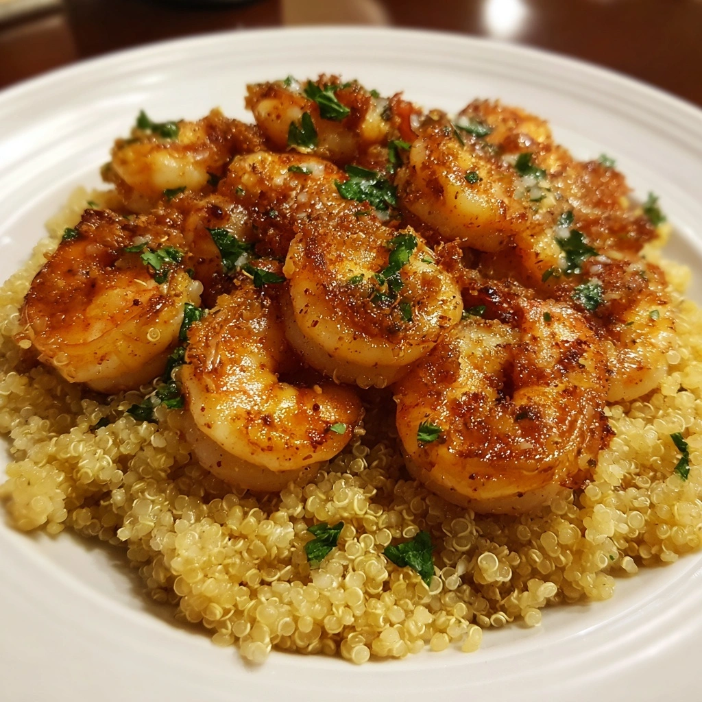Garlic Butter Shrimp and Quinoa