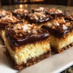 Almond Joy Cheesecake Bars