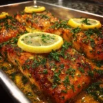Lemon Butter Baked Salmon