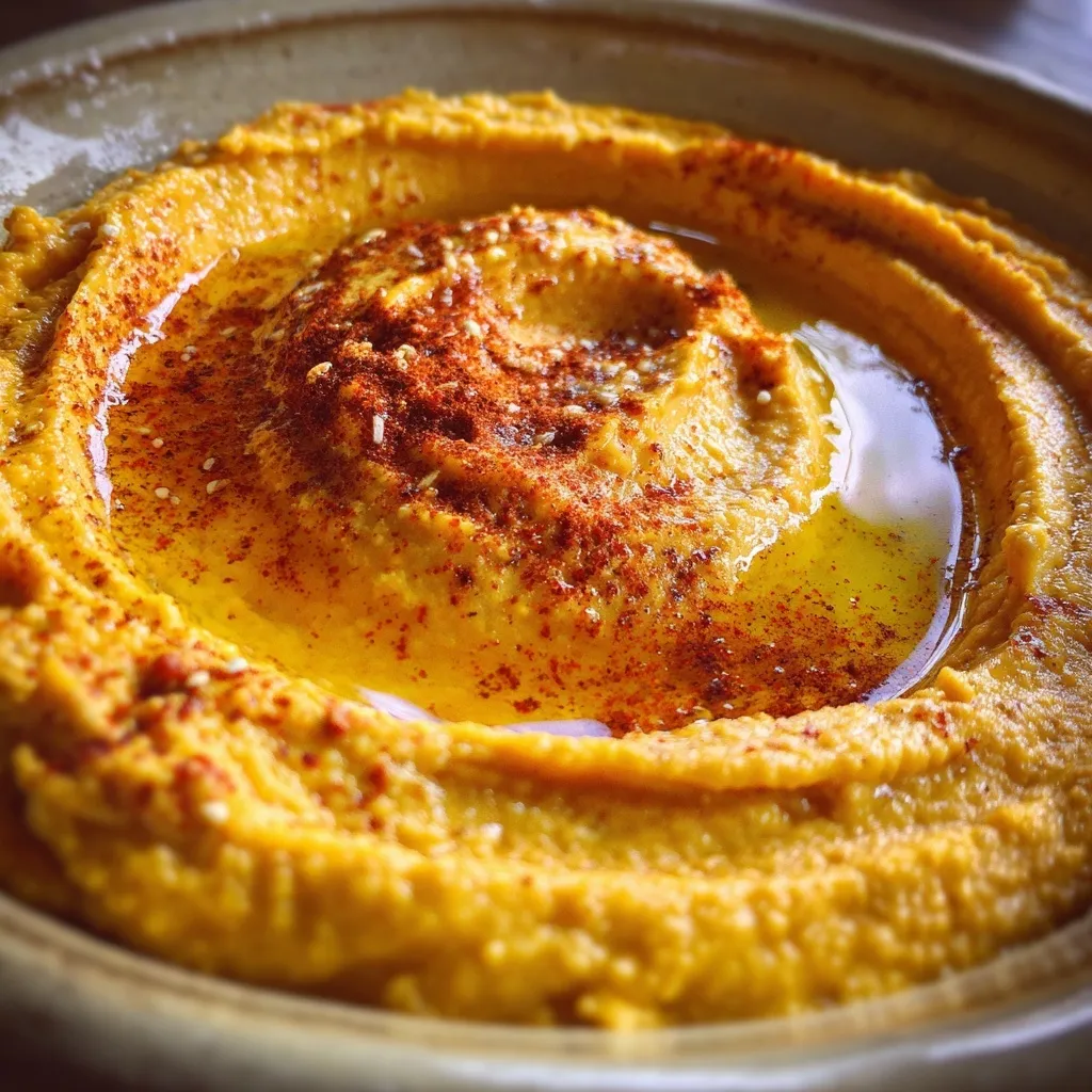 Spiced Sweet Potato Hummus
