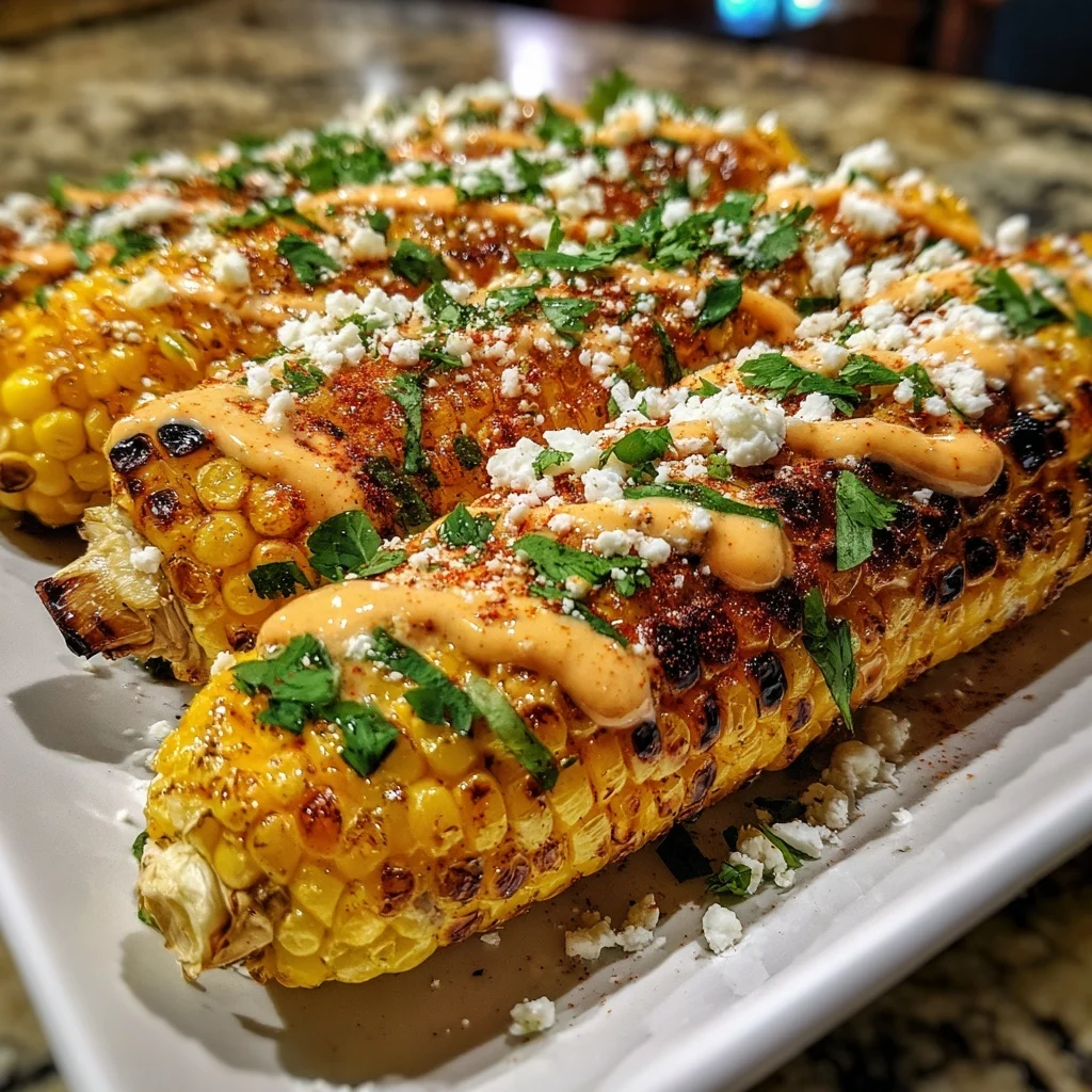 Grilled Street Corn with Chipotle Mayo