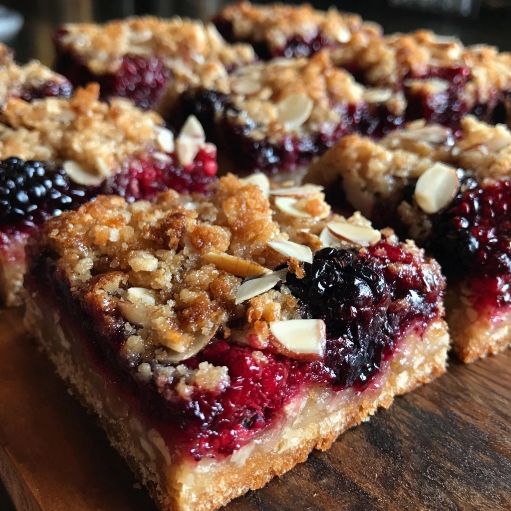 Berry Almond Streusel Bars