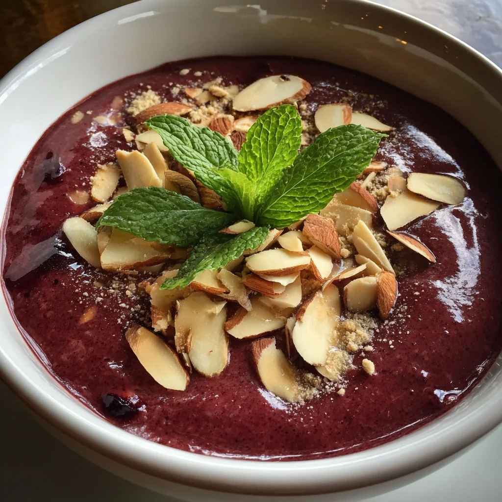 Cherry-Almond Smoothie Bowl