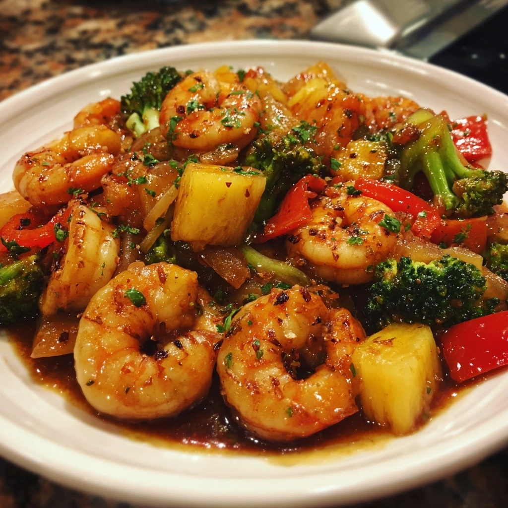 Shrimp and Pineapple Stir-Fry