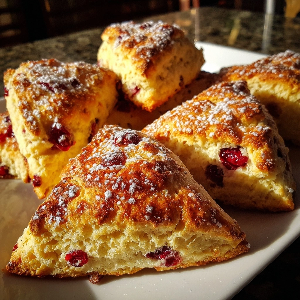 Cranberry Orange Scones