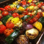 Balsamic Glazed Vegetable Sheet Pan