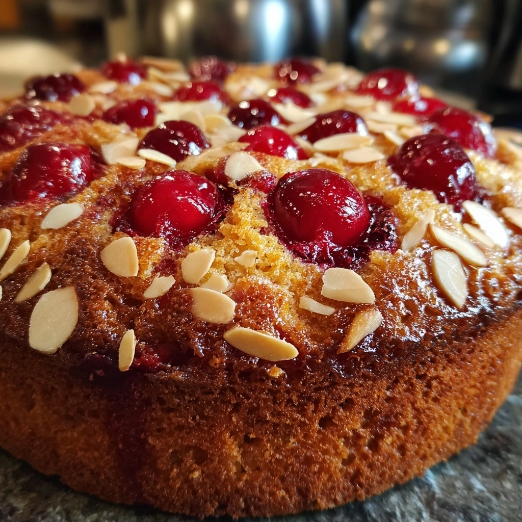Cherry Almond Coffee Cake