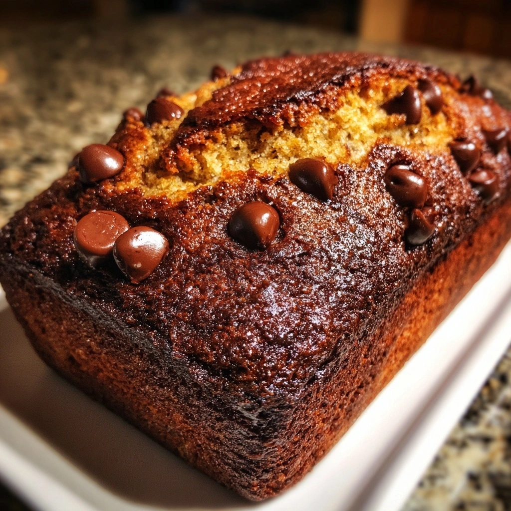 Chocolate Peanut Butter Banana Bread