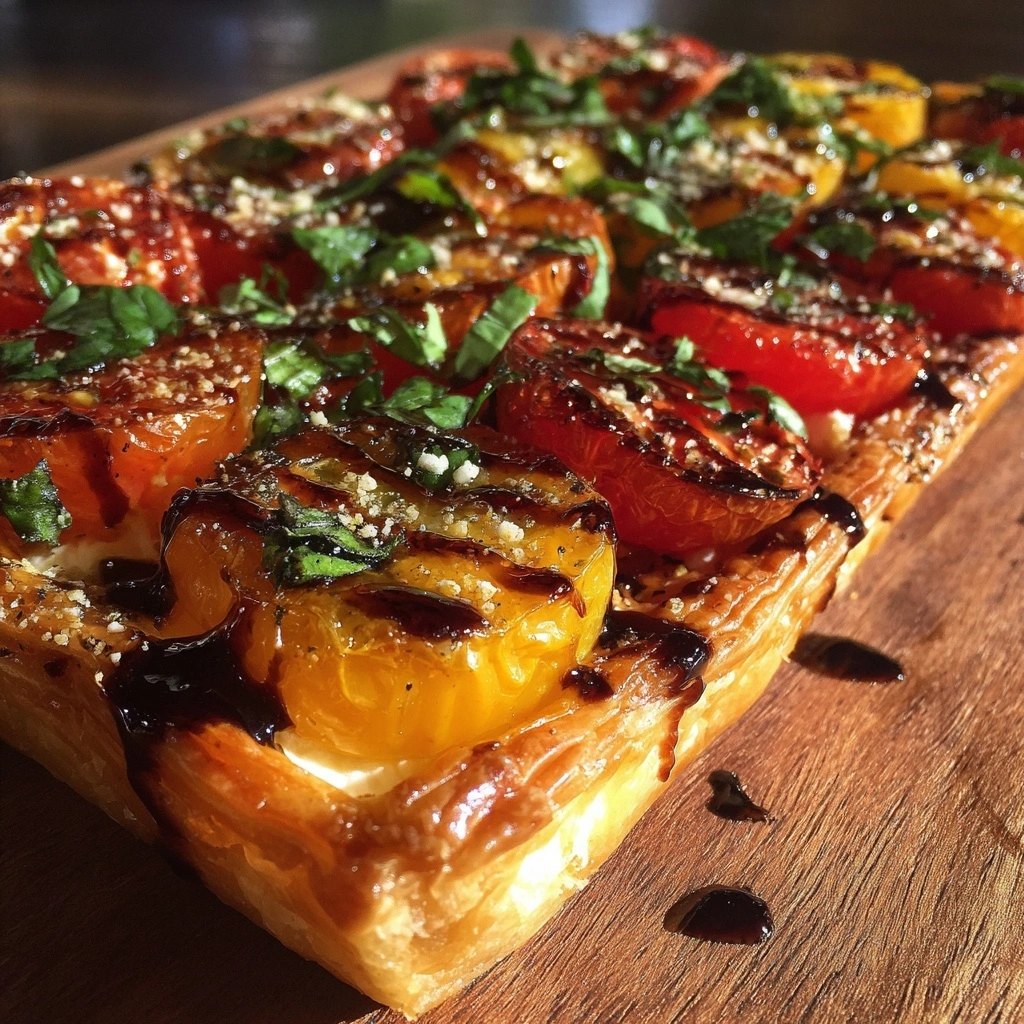 Heirloom Tomato and Feta Tart