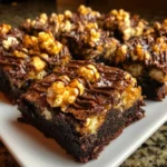 Sweet & Salty Butter Popcorn Brownies