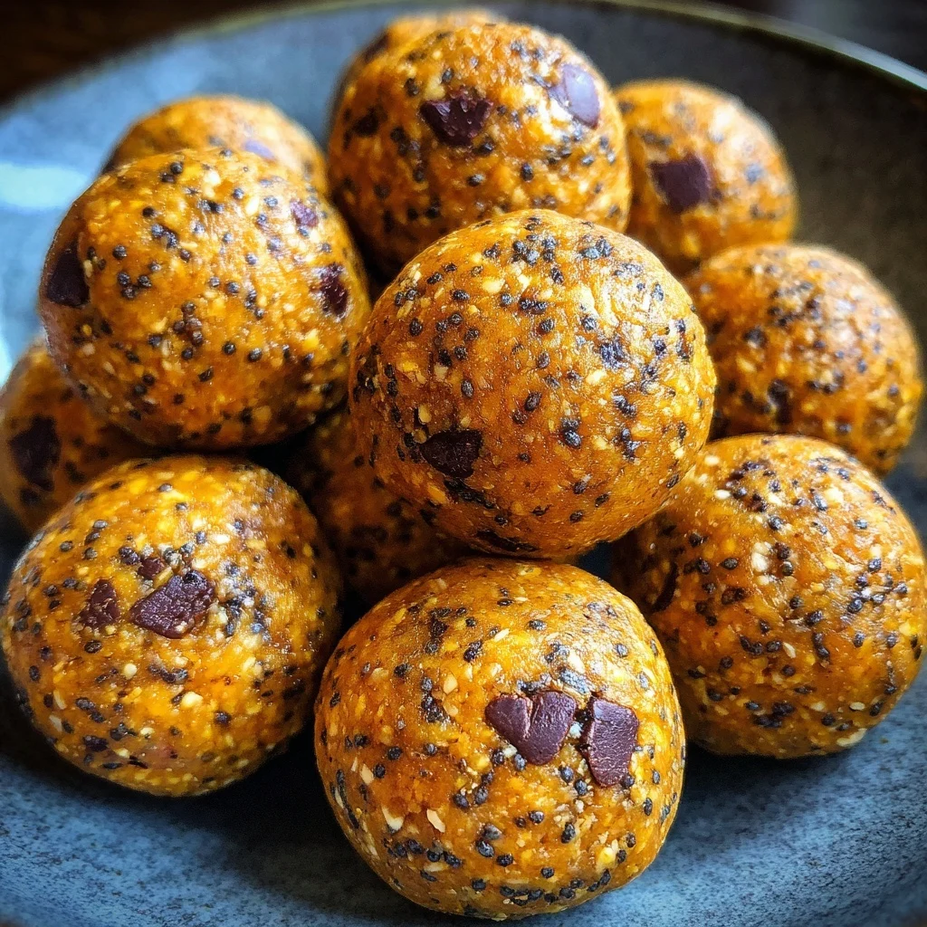 High-Fiber Chickpea Energy Balls