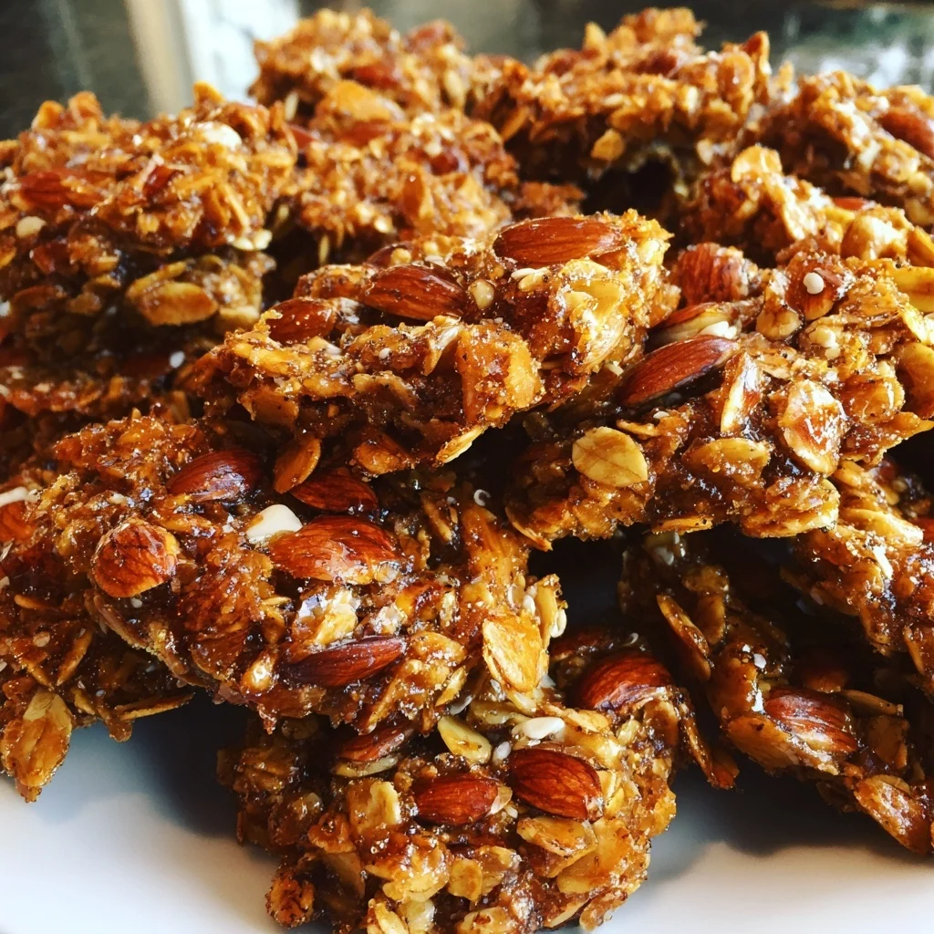 Honey Almond Protein Granola Clusters