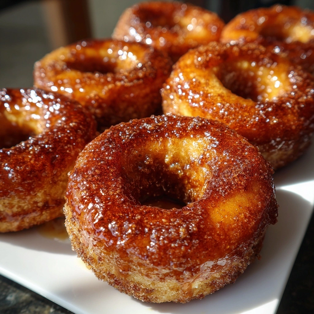 Maple Cinnamon Protein Donuts