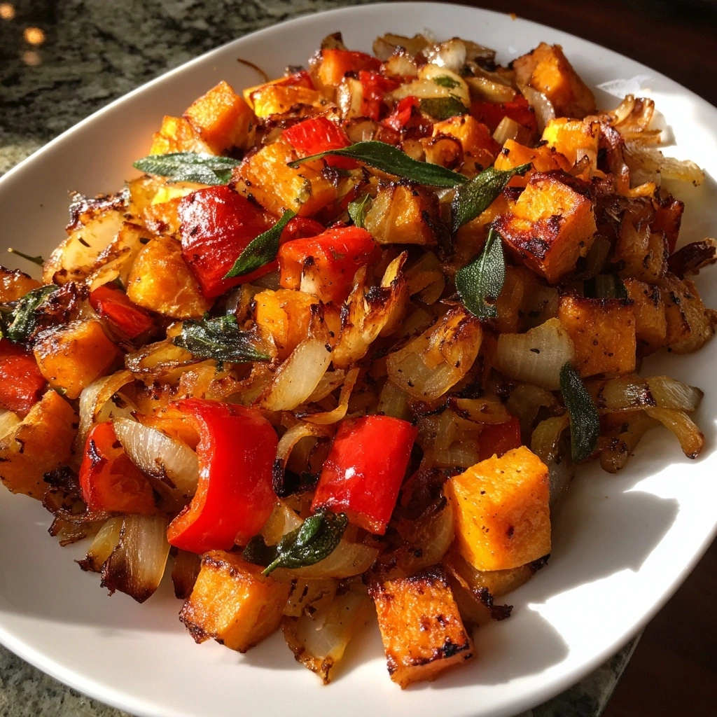 Sweet Potato and Sage Breakfast Hash