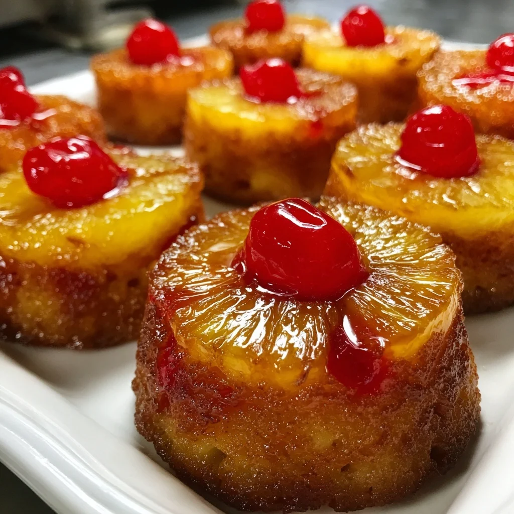 Pineapple Upside-Down Mini Cakes