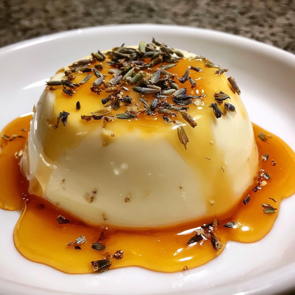 Honey Lavender Panna Cotta