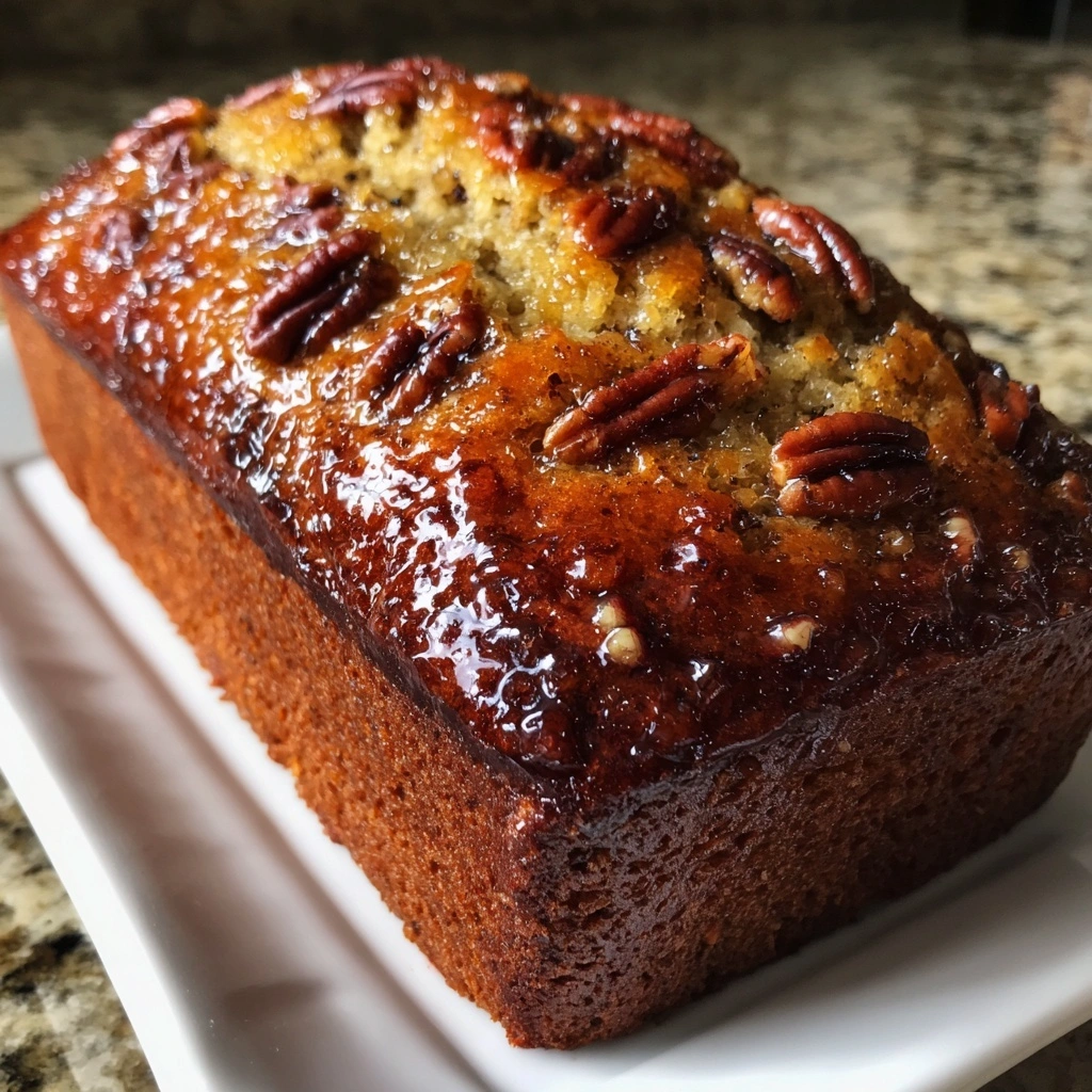 Maple Pecan Banana Bread