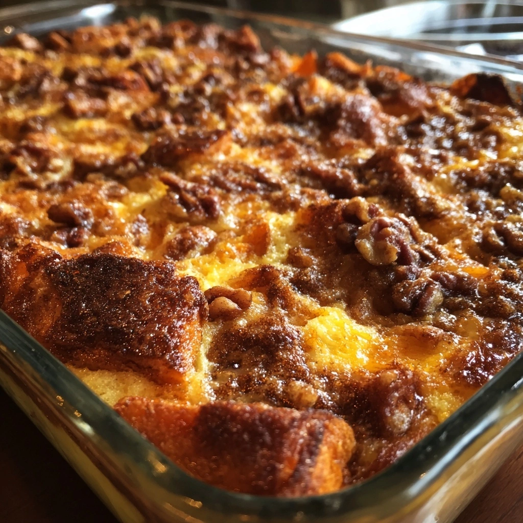 Sweet Potato Cinnamon Breakfast Casserole