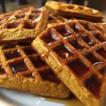 Pumpkin Spice Protein Waffles