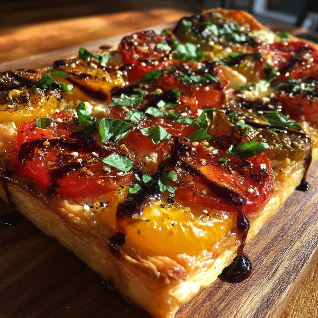 Heirloom Tomato and Feta Tart