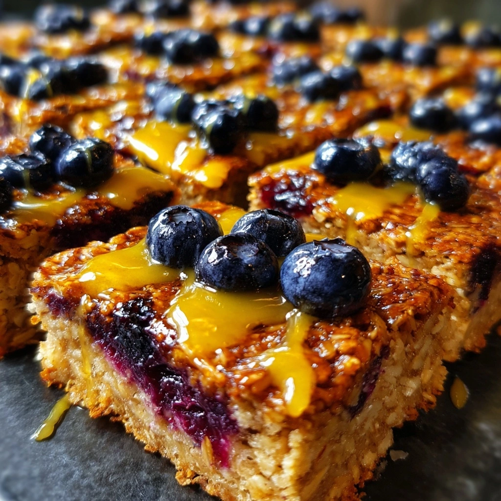 Lemon Blueberry Breakfast Bars