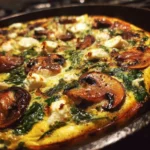 Mushroom Spinach Frittata