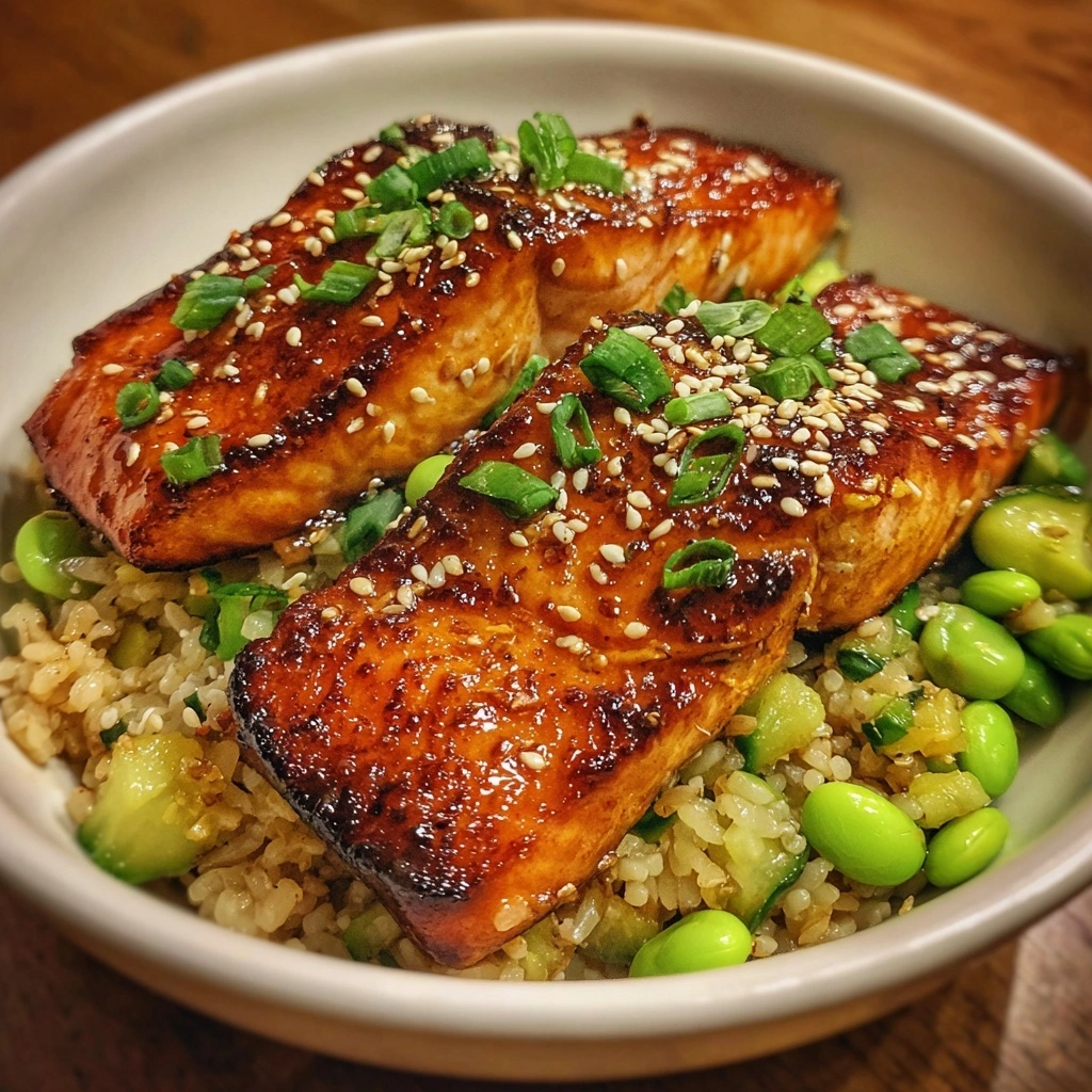 Sesame Ginger Salmon Bowl