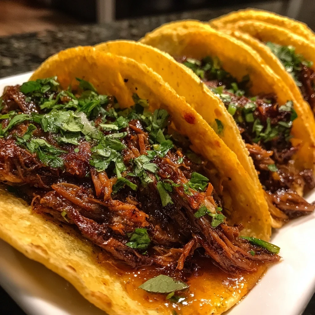 Slow Cooker Pulled Beef Tacos