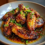Sticky Honey Soy Glazed Chicken Wings