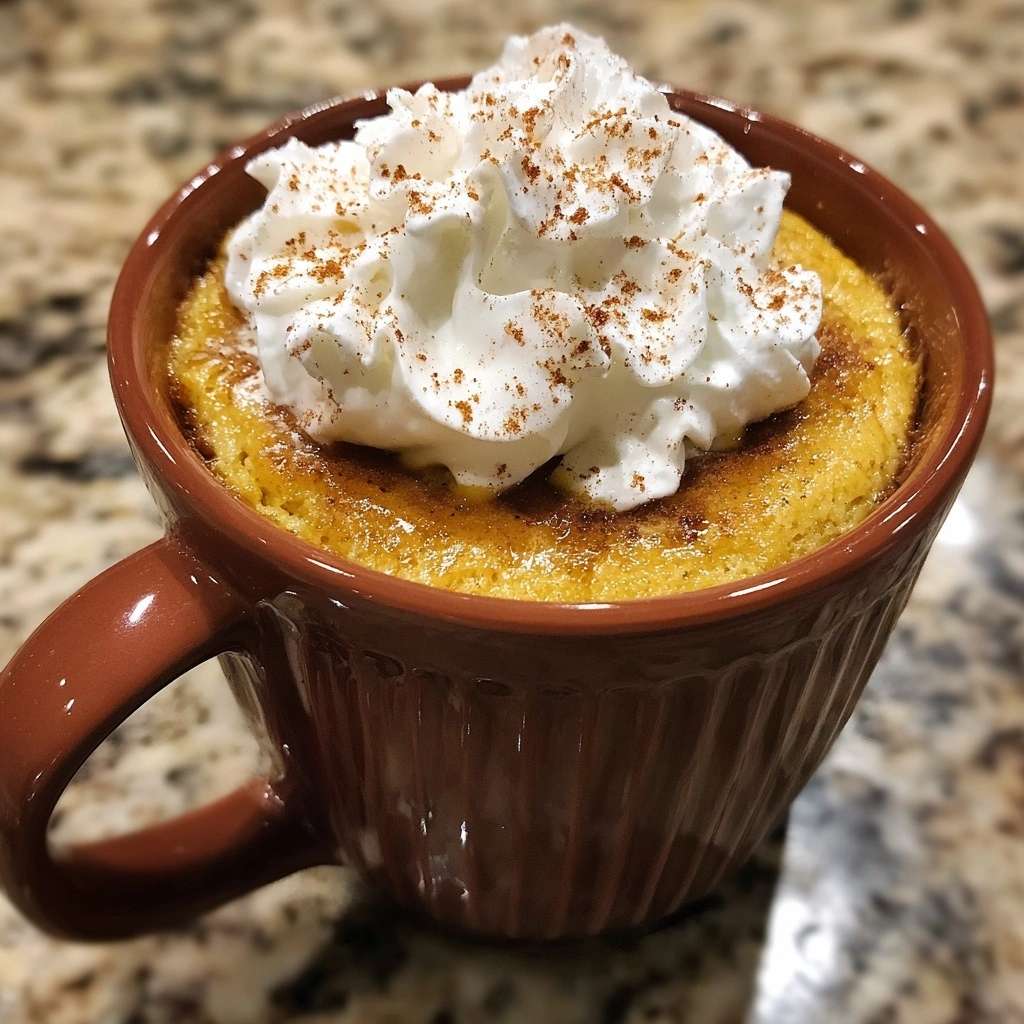 Pumpkin Spice Latte Mug Cake
