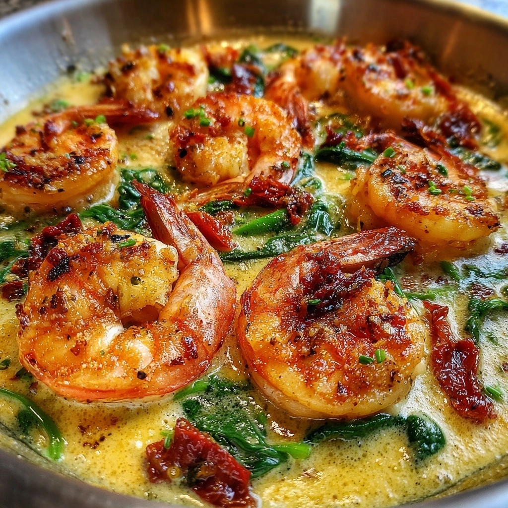 Tuscan Garlic Butter Shrimp