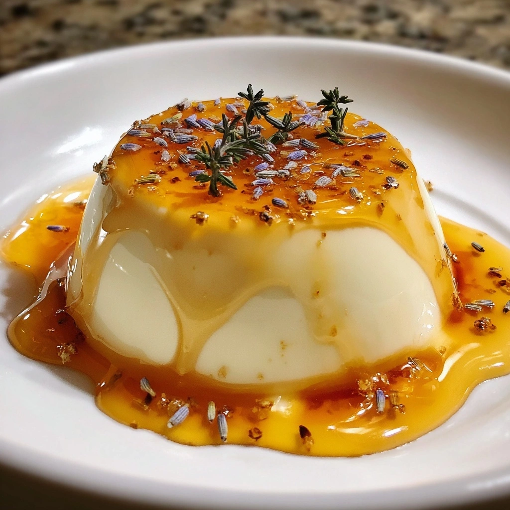 Honey Lavender Panna Cotta