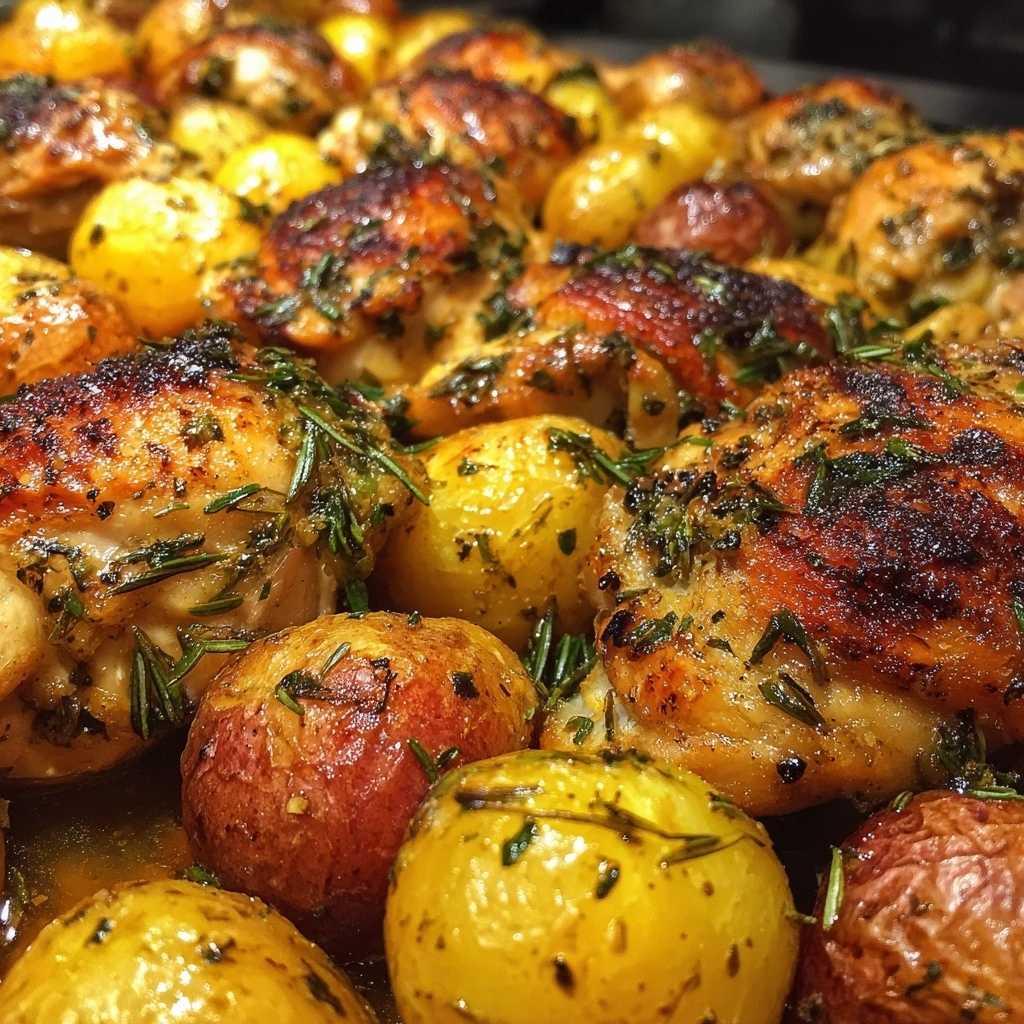 Garlic Herb Chicken and Potatoes