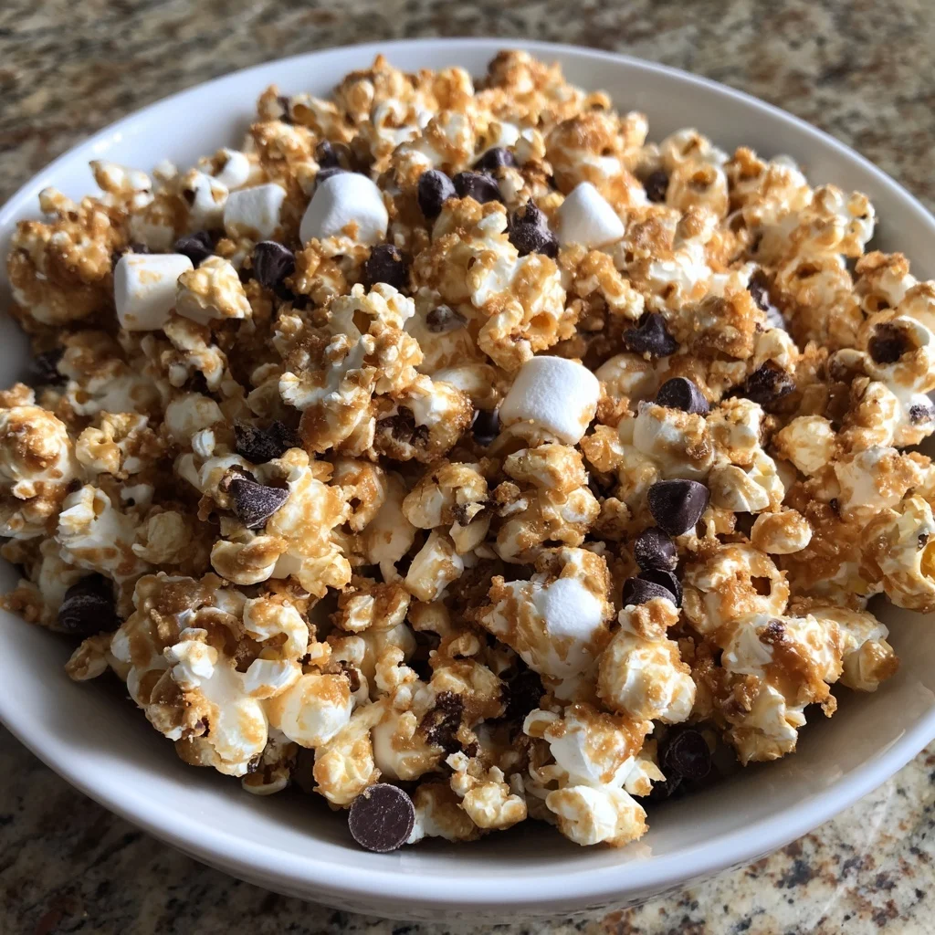 S’mores Butter Popcorn