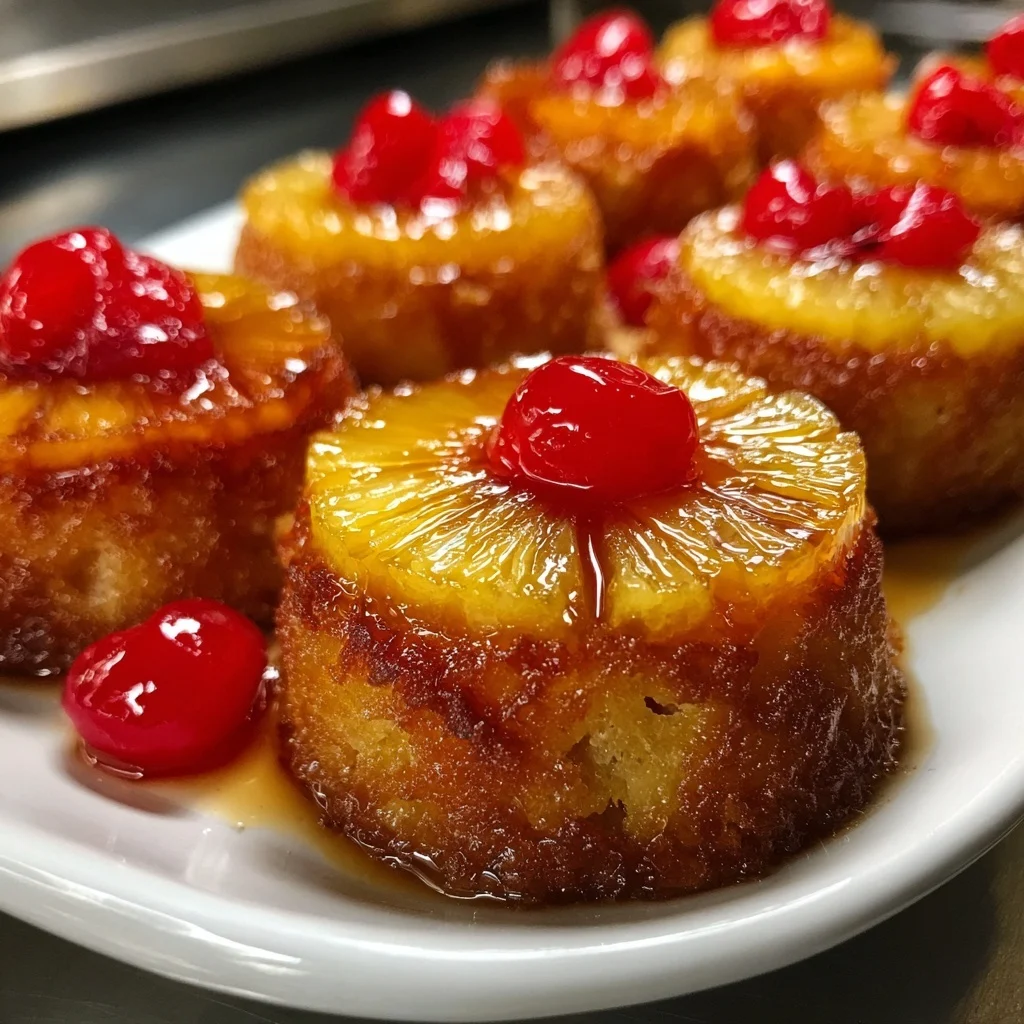 Pineapple Upside-Down Mini Cakes