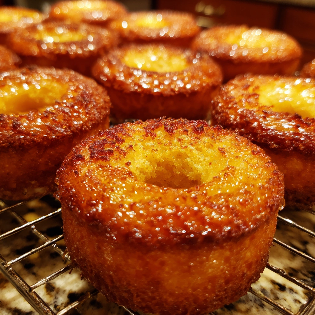 Baked Honey Butter Cornbread Donuts